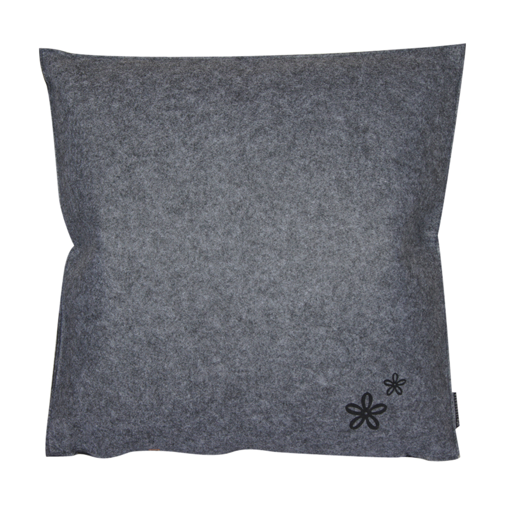 FILT PUDE 50 cm x 50 cm  - medium grey