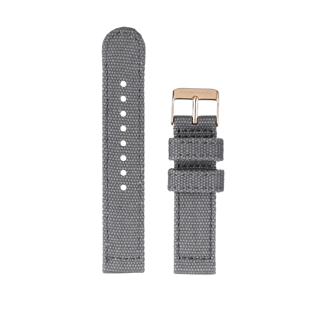 Strap - Space grey Canvas 20mm - Rosa
