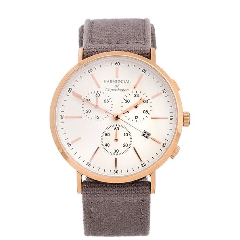 Elegance Free rosa - Medium grey 22mm